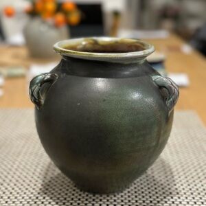 Vintage Hand Made Pottery sign VIKI Vase